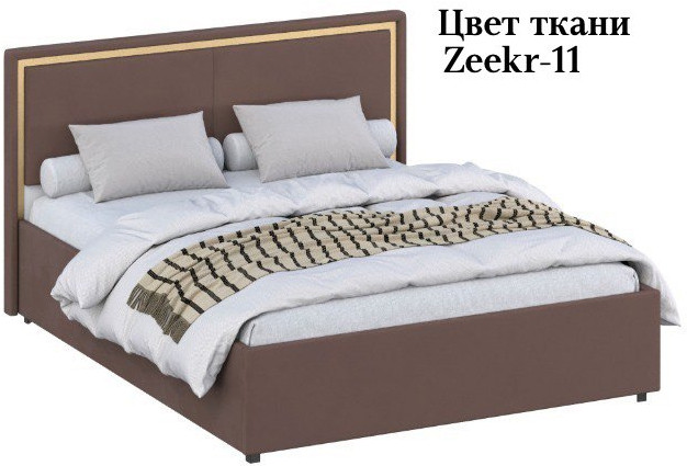 Кровать 160 с подъемным механизмом КРП-431-М-16, Микровелюр Zeekr-11