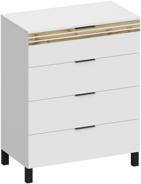 Модульная спальня Нао, набор №2, Дуб вотан/Графит (Профиль МДФ Дуб вотан)