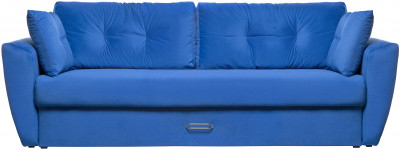Диван еврокнижка Амстердам 160 ЛЮКС 07 ВЕЛЮР СИНИЙ