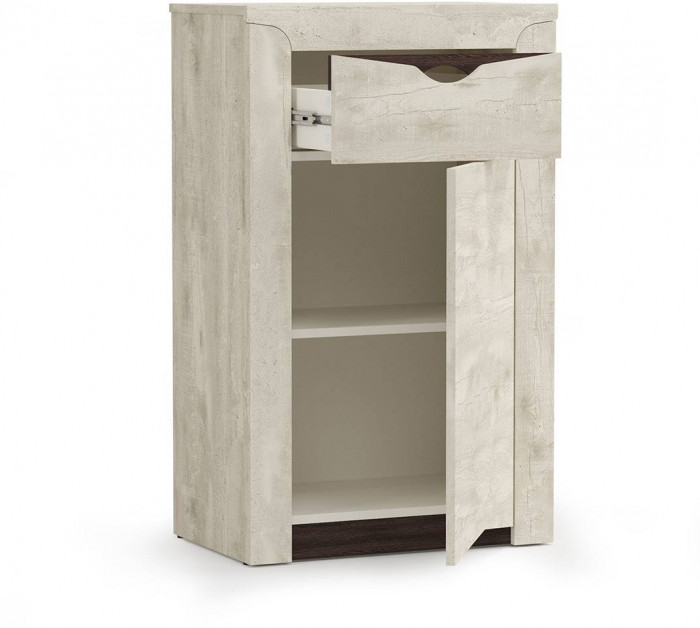 33.20 Лючия тумба бетон/венге