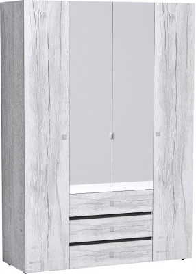 Шкаф для одежды и белья Neo 555, дуб шавиниган