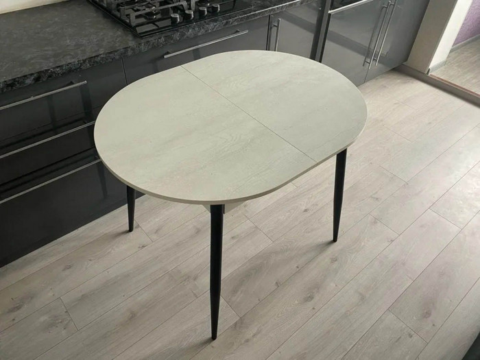 Обеденная группа Стиль-1 / Стул Х 4 шт. / Бетон белый/черный / бид 43