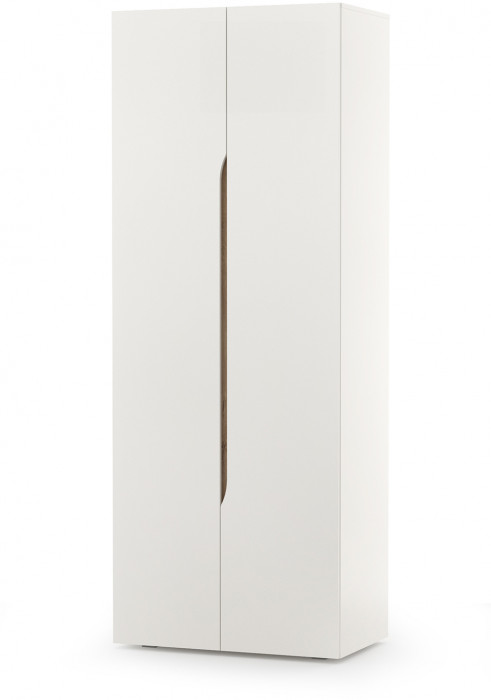 Муссон Спальня № 06, белый/дуб эндгрейн элегантный/искусственная кожа белая