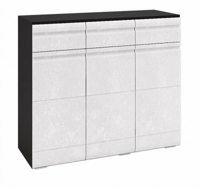 мс для гостиной Бруклин КМ-01 венге/бетон белый