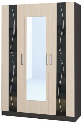 Эрика Шкаф 3-х ств. венге/дуб молочный