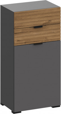 Многофункциональная тумба Ома ТБ-3612, Графит/Дуб Тортуга