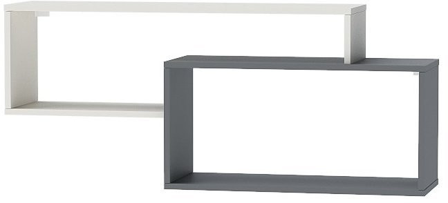 Модульная детская Клео набор 6 (Графит/Миндаль/Океан)