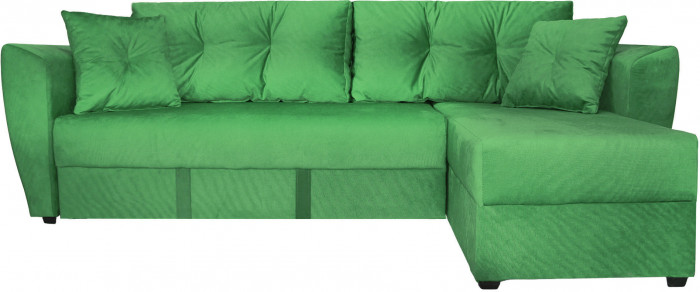 Диван УГЛОВОЙ Амстердам велюр зеленый 160