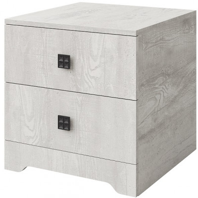 Тумба прикроватная "Атланта" - Бетон пайн светлый