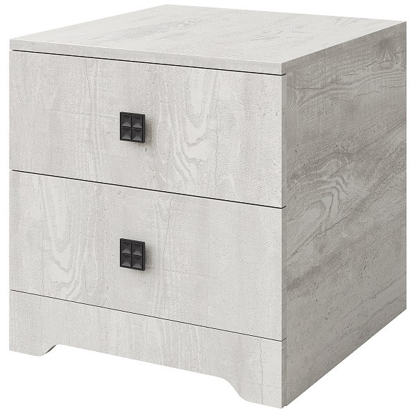 Тумба прикроватная "Атланта" - Бетон пайн светлый