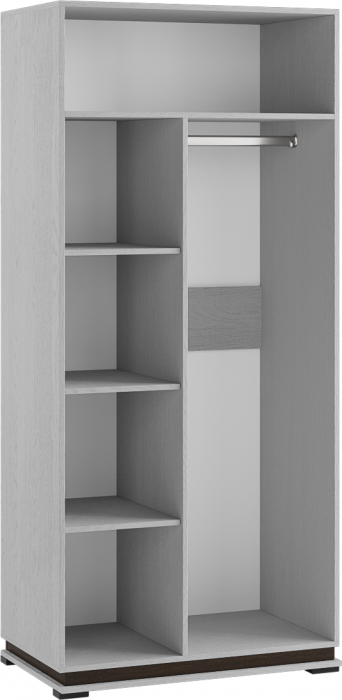 Модена Шкаф комбинированный МШ-1 ясень анкор светлый/венге