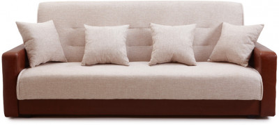 Диван Лондон 140 бежевый ,пружинный блок Боннель