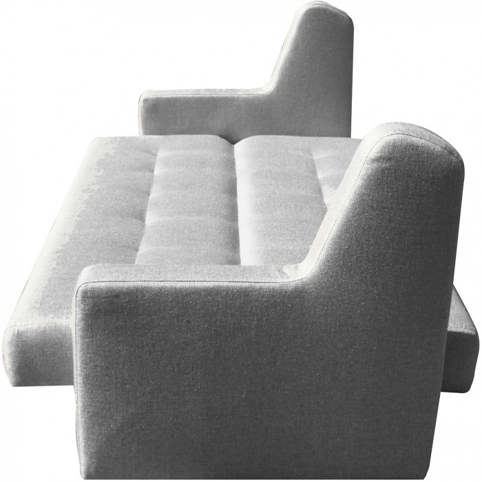 Диван СЕНАТОР 140 серый ПБ