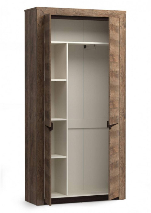 33.18 Лючия шкаф для одежды кейптаун/венге