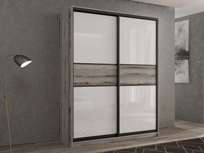 Шкаф-купе Кааппи 11 Эвок Окаменелый 120х60х230 см