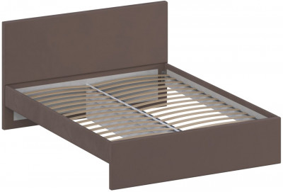 Кровать 160 КР-433-М с настилом из ламелей, Микровелюр Zeekr-11