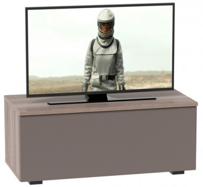 Роквуд Тумба под ТВ 16.54.01, цвет корпус ДСП эмили блаш/фасады МДФ графит мягкая шагрень, ШхГхВ 76,8х36,8х32 см.