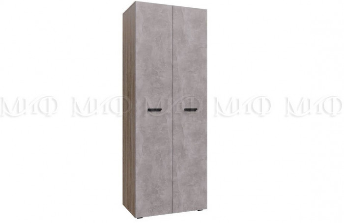 Нэнси New ЛДСП Шкаф 2 дв. (Дуб Сонома / Бетон светлый)