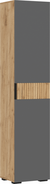 Модульная гостиная Роджина (Белый глянец, Дуб Крафт Золотой)