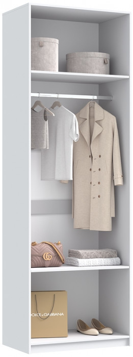 Тумба косметическая со шкафом 2х-ств Марвэл, Белый/Браш вайт