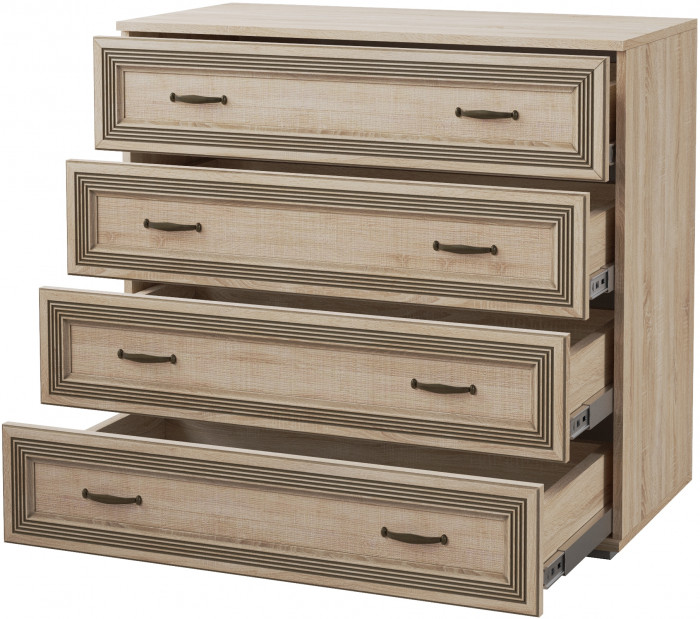 Модульная спальня Ливорно, набор 4, Дуб сонома