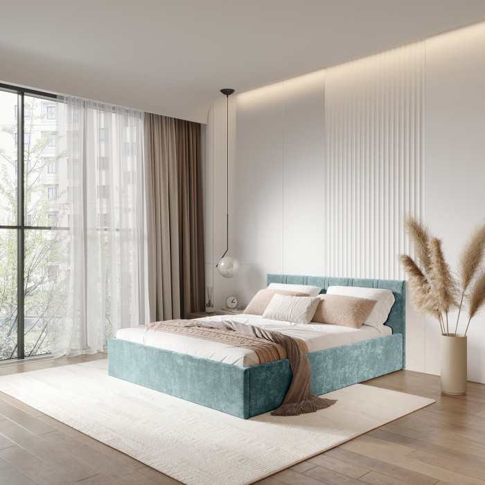 Кровать с подъемным механизмом Ника КР-13 140х200, Шарли Бриз