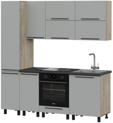 Кухня Этна 2.0 м. Комплект 2, софт грей