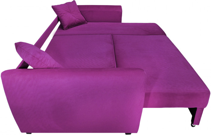 Диван УГЛОВОЙ Амстердам велюр фиолетовый 160