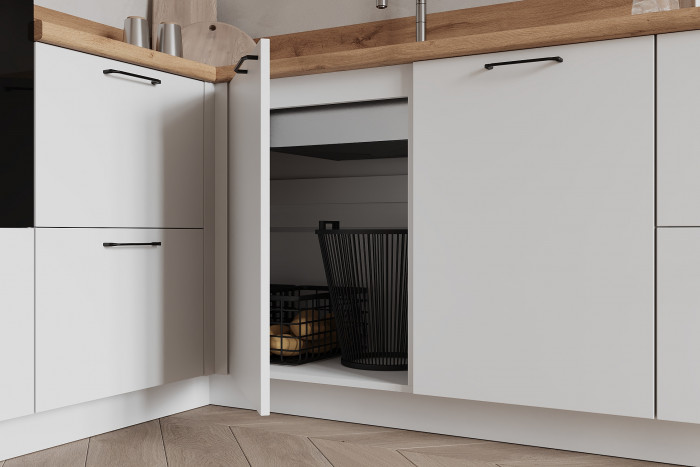 КГ Угловой 1500х3150 (без пм) Эмаль, Белый  Арника РМ в.2