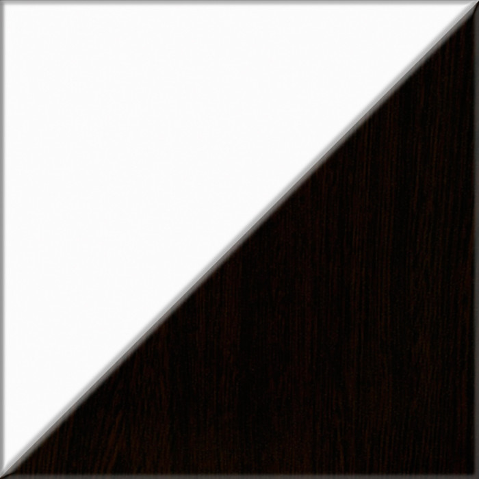 Прихожая П-6 Компоновка № 48, цвет венге/фасады МДФ белое дерево фрезеровка прованс, ШхГхВ 140х50х210 см., универсальная сборка