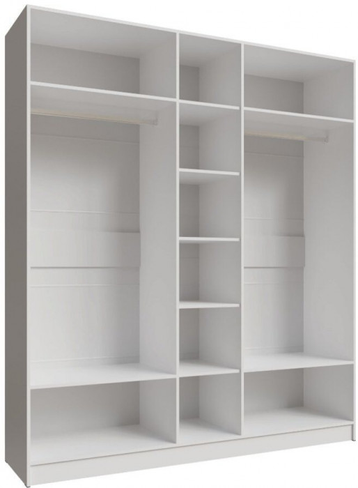 Шкаф Мадрид 2000 с зеркалом белый