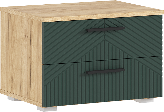 Сильвия Спальня, Браш Мени Грин/Дуб крафт